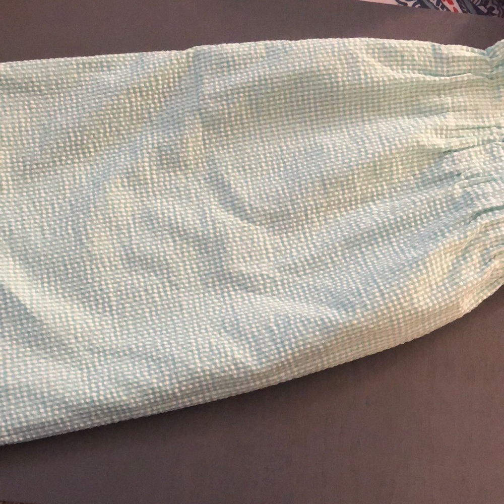 very cute seersucker skirt